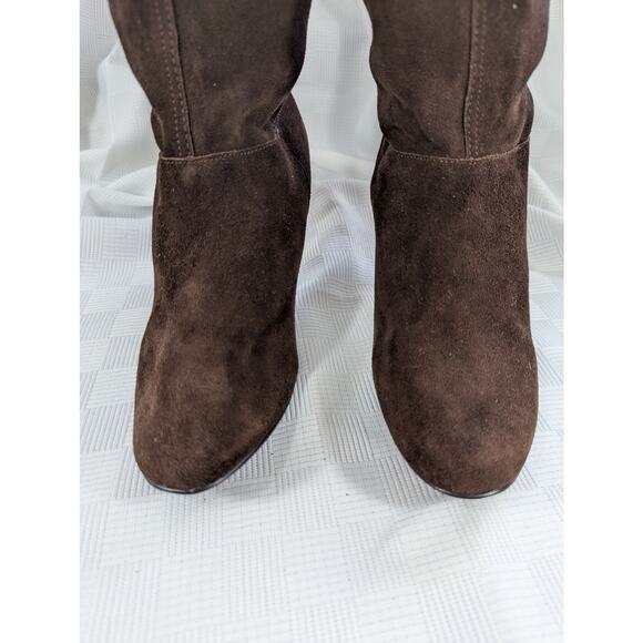 Steve Madden Brown Heeled Boots - Picture 5 of 14